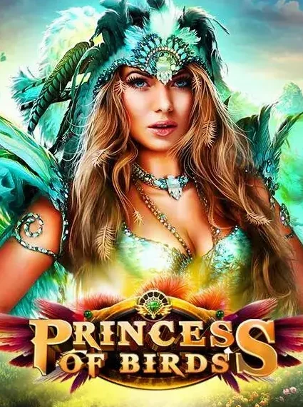 Decorative casino game artwork for Play Regal: Princess Of Birds
